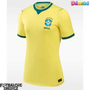 Brazílie Dámské Domácí Dres MS 2026 Krátký Rukáv